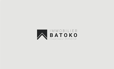 Logo Investisseur Immo logo batoko logo black logo investissement immo logo investisseur immobilier