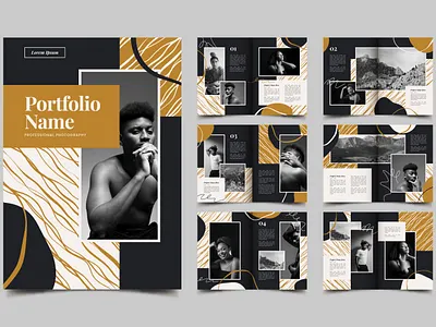 "Portfolio" 3d ai art business creative design illustration indesign mockup photoshop portfolio work