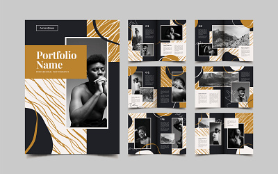 "Portfolio" 3d ai art business creative design illustration indesign mockup photoshop portfolio work