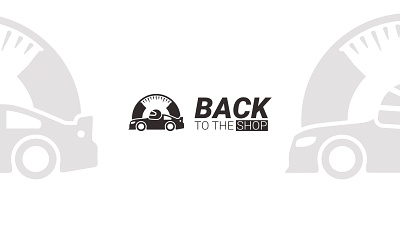 Logo E-Commerce | Back To The Shop logo black logo e commerce retour vers le futur