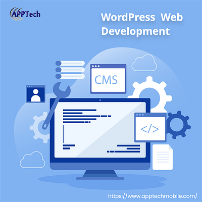 wordpress web development services design logo mobile app development