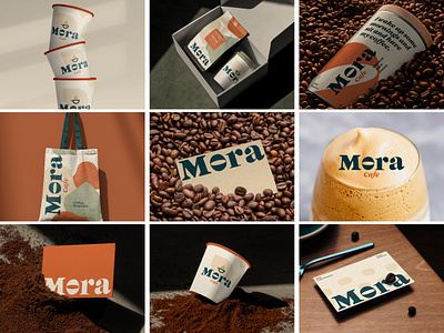 Mora Cafe - Brand Identity branding design graphic design logo vector