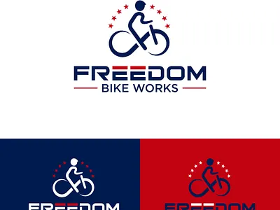 Freedom Bike Logo design branding brandlogo design flat illustration logo logodesigner logofolio logopassion minimal vector