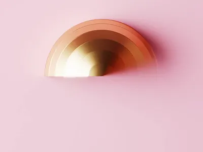 Half 3d animation branding candy design gold graphic design illustration logo motion graphics pink spin spinning sweet ui