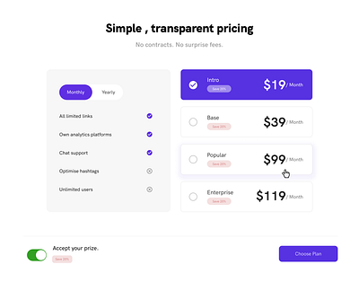 Subscription design product design ui uiux