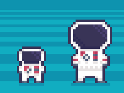 32x32 pixel art Astronaut - Playground