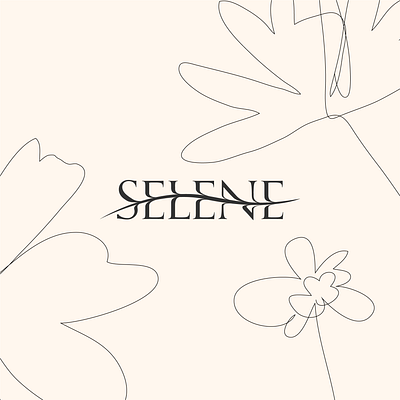 Selene animation animation ballet brand brand identity branding flowers illustration line illustration lines logo logotype motion design motion graphics