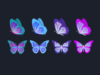 Butterflies butterfly graphic design icon