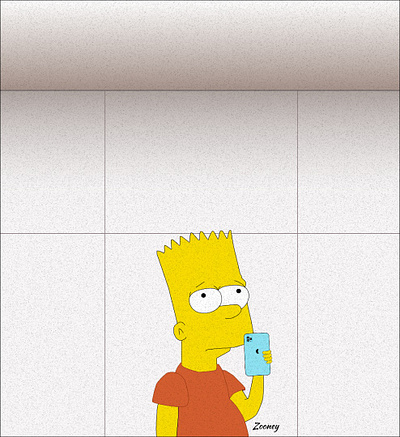 Bart Simpson 2d branding carton design figma graphic design illustration logo simpsons ui