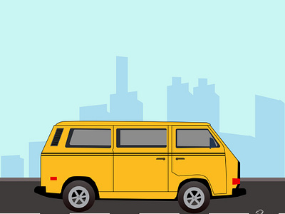 Danfo 2d branding car design figma graphic design illustration logo transport ui vector yellow
