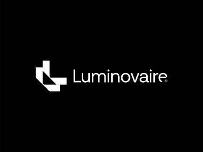 Luminovaire technology Logo design 2023logo abstractlogo blackwhitelogo brandmark businesslogo businessowner corporatelogo highendlogo icon lettermark llogo logo logocollection logoinspiration minimal modernlogo symbol technology toplogo trendylogo