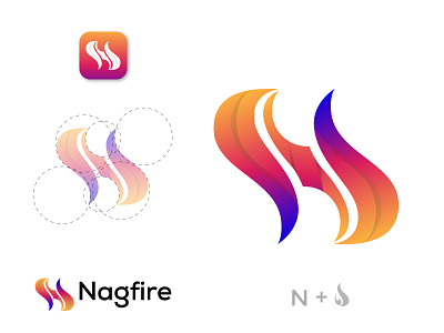 Nagfire bird birds brand brand identity branding design dove fire flame icon illustration logo logo design logo designer mark negative space pigeon symbol wing wings