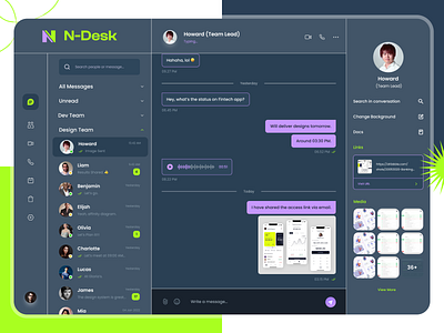 Messaging Web App Screen UI adobe xd app app design chat app chat screen design figma landing page messaging app ui uiux user experience user interface