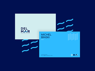 Del Mar - Business Card Design brand branding business card creative graphic design logo stationery