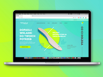 Home page design graphic design web
