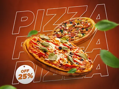 Pizza Promotion Design for Social Media Post branding graphic design instagram instagram post instagram promotion social media
