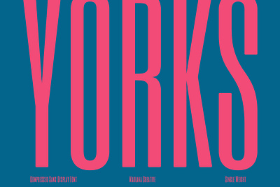 Yorks Compressed Sans Font animation branding design font fonts graphic design illustration logo nostalgic