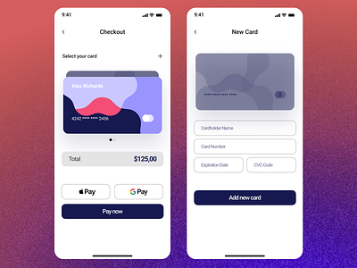 Credit Card Checkout bank card checkout credit card daily ui interface mobile mobile design pay payment payment information ui ux ui