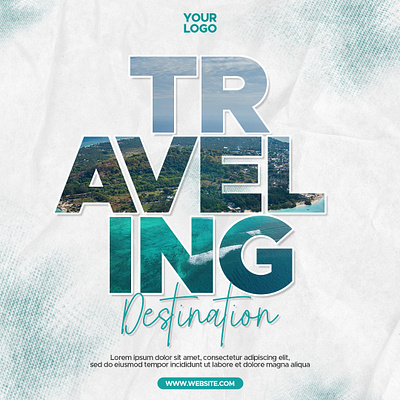 Promotion Design for Travel Agency adobe photoshop branding graphic design instagram instagram design instagram post social media social media design social media promotion travel travel agency traveling