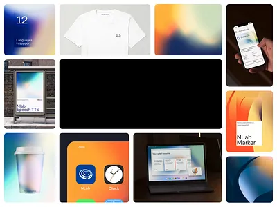 Nanosemantics: Branding & Web Collage ai branding clean design embacy gradient graphic design logo minimal ui uiux web
