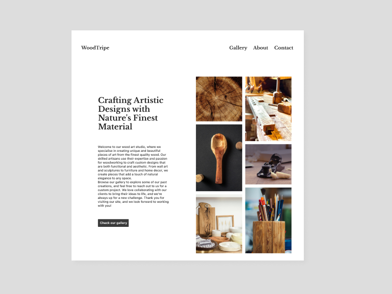 A Wood Art Studio By Sahar On Dribbble   Original 9302c0dccd22dc87cf8f577bde5d86db 