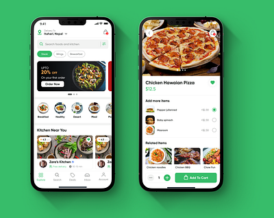 Food Delivery app app design booking app creative delivery app design food app ui
