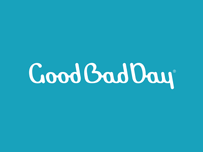 Logo for Good & Bad Day App app branding clean design font good and bad day good bad day logo logotype minimal simple typography