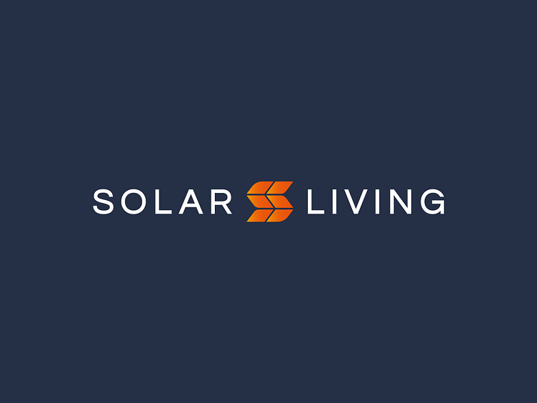 Solar Living Logotype by Dave Klimek on Dribbble