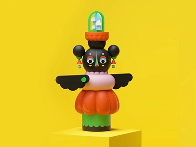 Impossible toys - A collab with Alex Siordia 3d 3dart 3dillustration cinema4d illustration mexico otoy vector