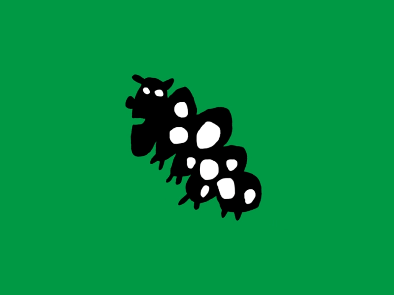 Caterpillar {GIF} 2d after effects animated gif animation character motion graphics rigging toon boom harmony