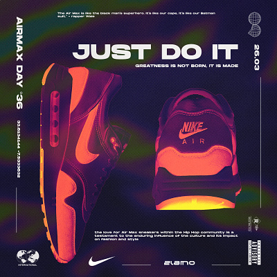 NIKE AIR MAX DAY 2023 26.3 album cover anniversary branding design graphic design illustration logo photoshop typography vector