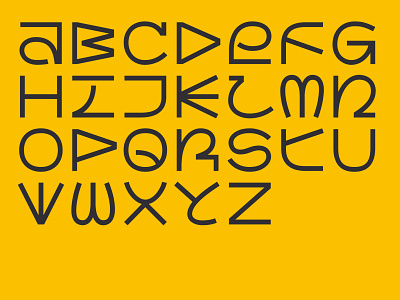 NIMA typeface design alphabet brand identity branding custom type symbols type design typeface typography