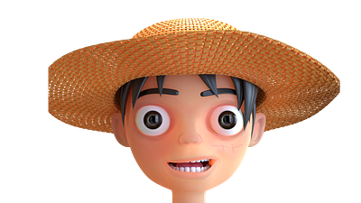 Young Monkey D Luffy 3d
