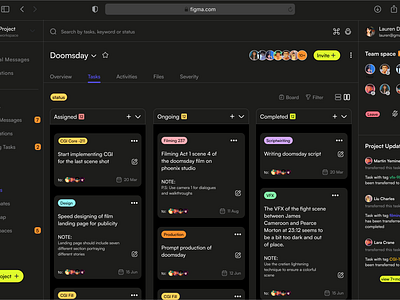 workspace dashboard admin app app design black clean dark dashboard design desktop dribbble figma modern sidebar typography ui ux web design website white workspace