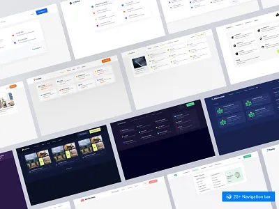 Premium Navigation Section Designs 2023 agency website app design component e commerce website habib home page design landing page minimal design mobile app navber navber design navigation section template design website website design