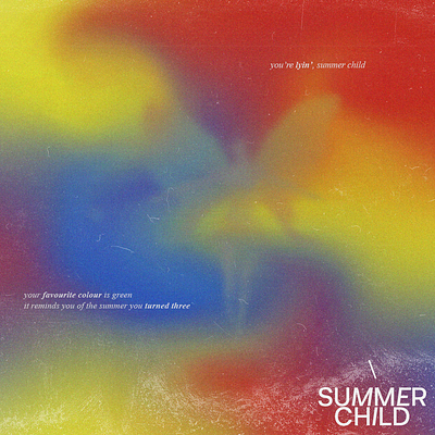 summer child | inspired by conan gray abstract graphic design photoshop