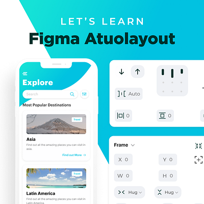 Learn Figma Autolayout app design design system figma figma autolayout figma beginner learn autolayout learn figma mobile app product design ui design uiux ux design website