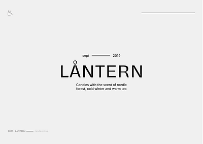 Lantern brand brand identity branding graphic design identity logo logotype
