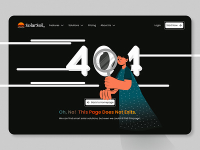 404 Page Design 404 page branding daily ui dailyui error error page landing landing page log in portfolio