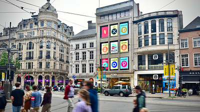 BLOX - Outdoor Campaign Belgium campaign motion graphics outdoor