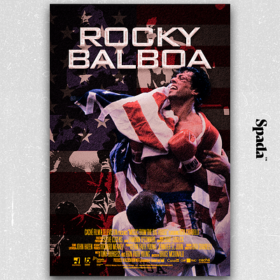 Rocky Balboa poster design art graphic design movie movieposter poster rocky rockyart rockybalboa