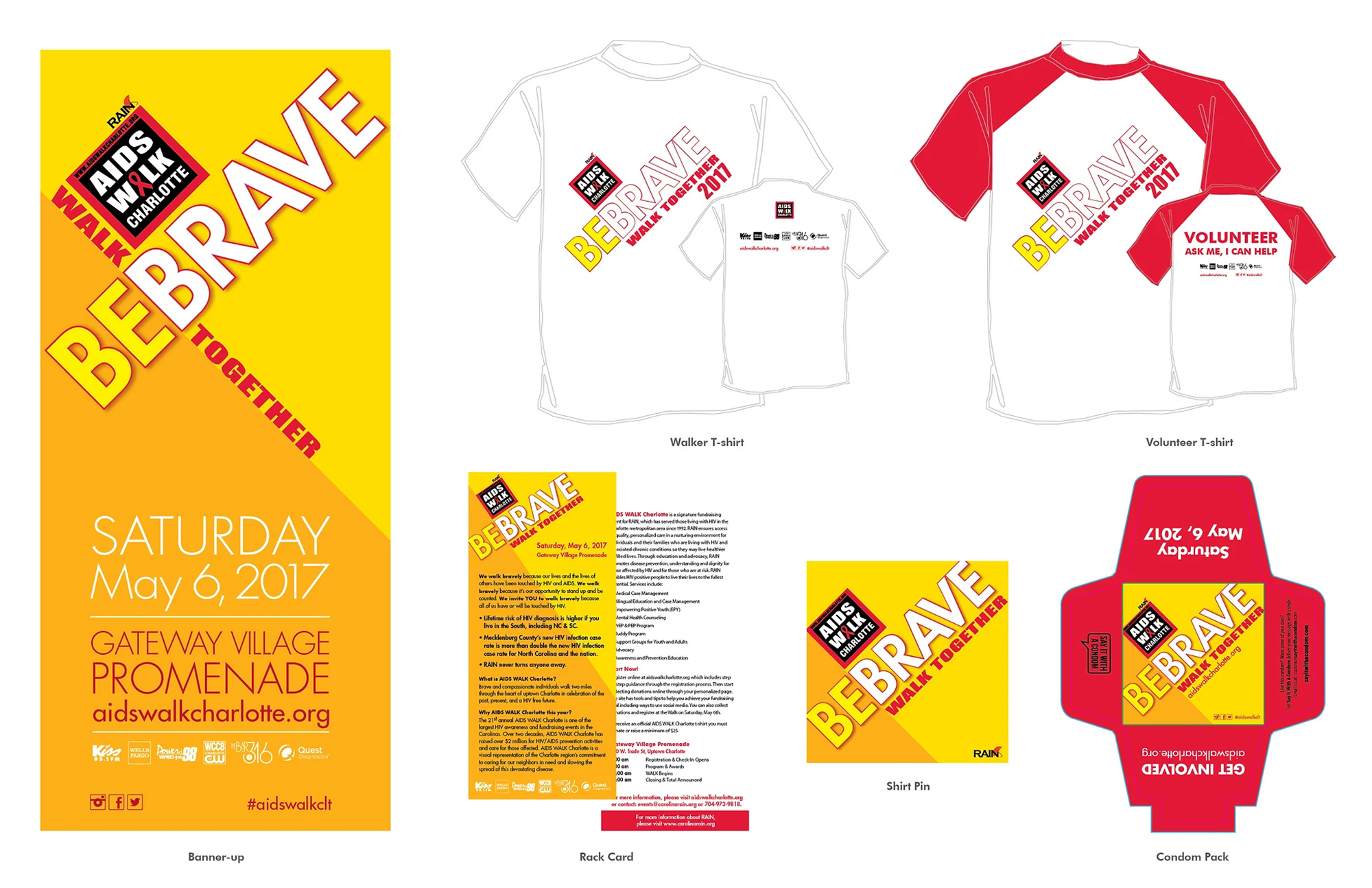 AIDS Walk Charlotte Campaign by Jarrod Scott on Dribbble