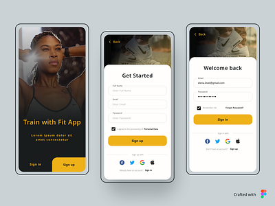 Sign Up - Daily UI #001 app appdesign daily 100 challenge daily ui 001 daily ui challenge dailyui design figma figmadesign mobile sign up sign up form sign up page ui ux