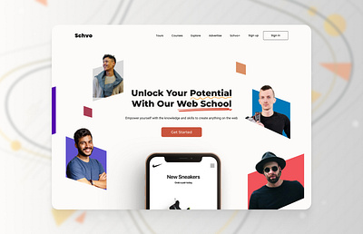 Web-School Website Design branding design school ui ux web webschool website website design