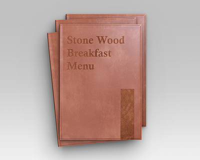 Breakfast Menu for "Stone & wood" breakfast breakfast menu food food menu food menu design menu menu design restaurant restaurant menu restaurant menu design