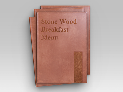 Breakfast Menu for "Stone & wood" breakfast breakfast menu food food menu food menu design menu menu design restaurant restaurant menu restaurant menu design