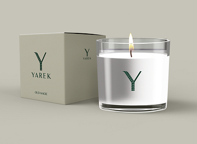 Logo/packaging design for a scented candle brand brand identity branding logo packaging