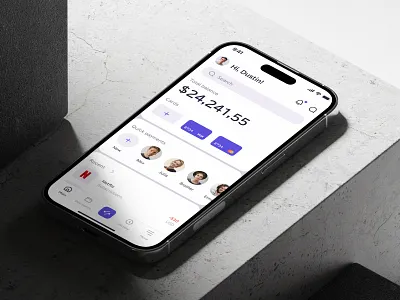 Finance Management Mobile App app bank card design finance fintech ios light management minimal mobile money statistic ui ux