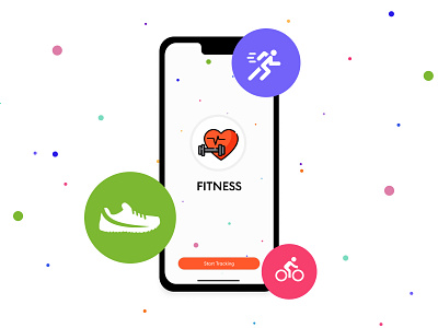 UI design | Mobile app app design fitness app illustration ui