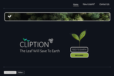 Leaf Design For Earth - UI Theme branding forest graphic design leaf logo ui design